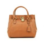 Michael Kors Hamilton Handtas Cognac