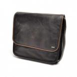 Berba Schoudertas Medium Zwart/Taupe