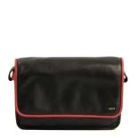 Berba Schoudertas Medium Zwart/Rood 
