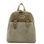 MicMac Rugtas Hunter Combi Grijs/Midden Bruin