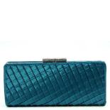 Avondtas Satijn Knip Turquoise Avondtas Satijn Knip Turquoise