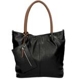 Twinbag Shopper Groot Bag in Bag Zwart/Cognac