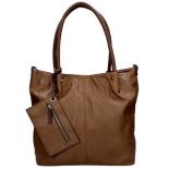 Twinbag Shopper Groot Bag in Bag Terra/Cognac