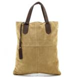 Gio Gini Shopper Suede Cognac