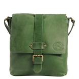Micmac Schoudertas Cow Vintage Pine Green
