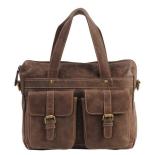 MicMac Laptoptas Dark Brown