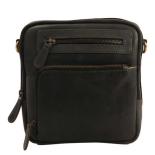 MicMac Unisex tas Hunter leder Black