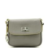 Gio Gini Schoudertas Grey/Yellow