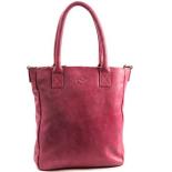 MicMac Shopper Hoog Model Craquelé Fuchsia