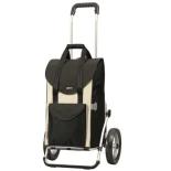 Andersen Boodschappen kar Aluminium Zwart/beige