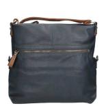 Twinbag Ritstas Donker Blauw/ Cognac