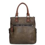 Twinbag Shopper Donkerbruin/Cognac