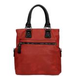 Twinbag Shopper Rood/Zwart