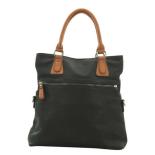 Twinbag Handtas Zwart/Cognac
