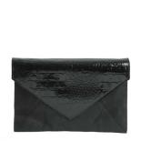 Nova Enveloptas leder/croco Black