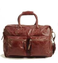 MicMac Westernbag A4 craquelé Bordeaux