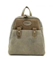 MicMac Rugtas Hunter Combi Grijs/Midden Bruin