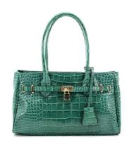 David Jones Handtas Croco Vert