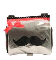 Zebra Trends Overslagtas Snor Silver 01