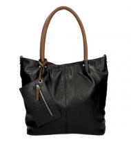 Twinbag Shopper Groot Bag in Bag Zwart/Cognac