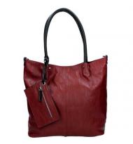 Twinbag Shopper Groot Bag in Bag Rood/Zwart