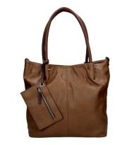 Twinbag Shopper Groot Bag in Bag Terra/Cognac