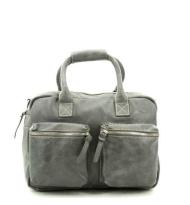 MicMac Handtas A5 craquelé Grey 01
