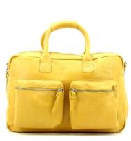 MicMac Westernbag A4 craquelé Oker