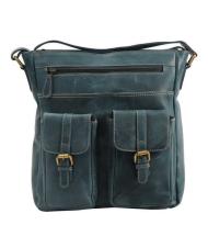 MicMac Ritstas Leder Hunter Jeans Blue
