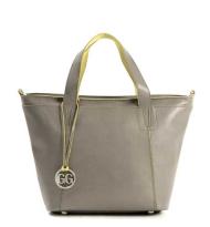 Gio Gini Handtas/Shopper Grey/Yellow 