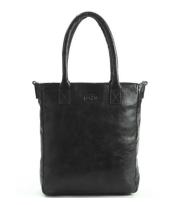 MicMac Shopper Hoog Model Craquelé Black