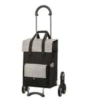 Andersen Boodschappentrolley 'Trappenklimmer' Zwart/Beige