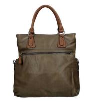 Twinbag Handtas Donker Bruin/Cognac
