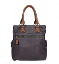 Twinbag Shopper Lilac/Cognac