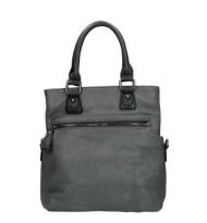 Twinbag Shopper Grijs/Zwart