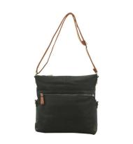 Twinbag Ritstas Zwart/Cognac 9002 -01