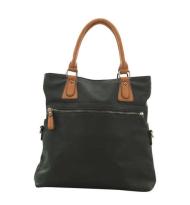 Twinbag Handtas Zwart/Cognac 9004 -01