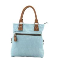 Twinbag Handtas Jeans/Cognac-9005 -01
