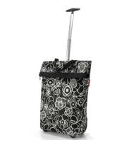 Reisenthel Trolley/boodschappenkar Fleur Black