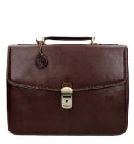 Tony Perotti A4-tas 1-vak Donker Bruin